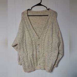 Oversized Vintage Cardigan